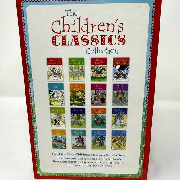 Arcturus The Children’s Classics Collection 16 Book Box Set NEW Books, Worn Box - Picture 2 of 9
